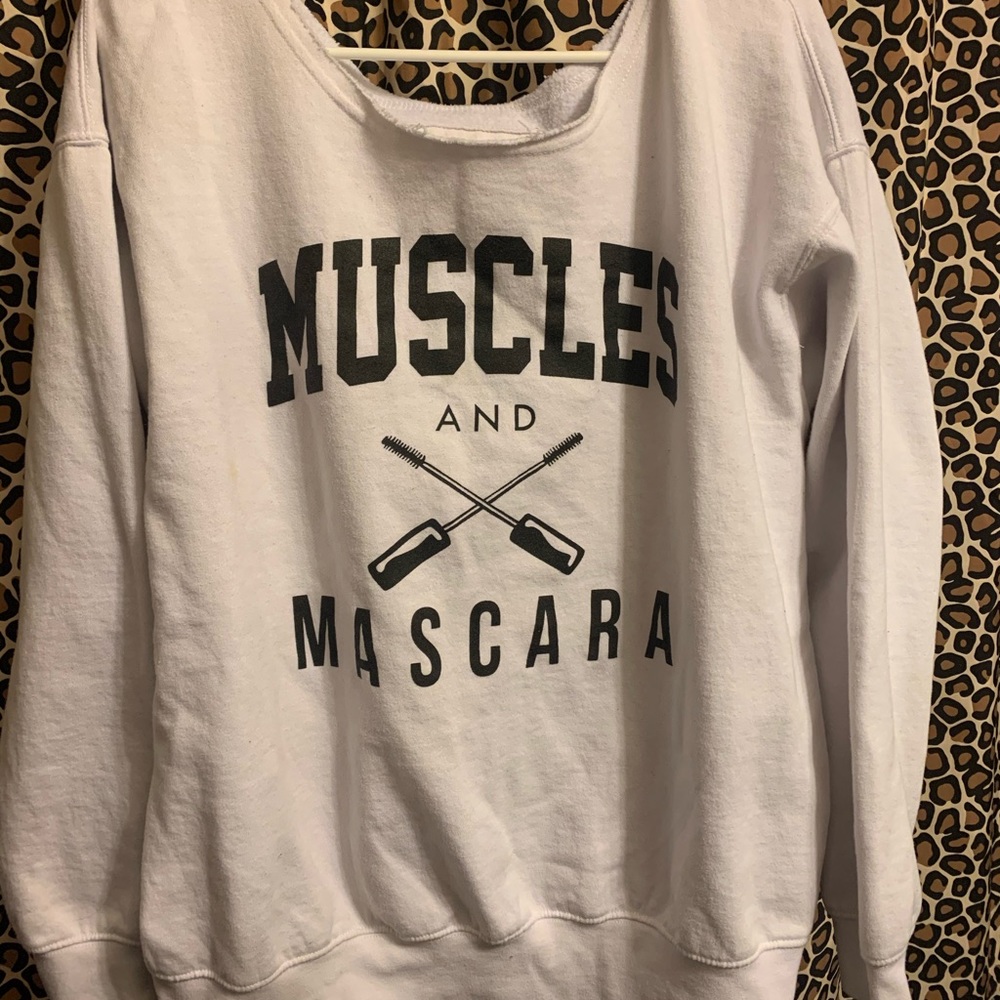 DENTZ off the shoulder sweater
